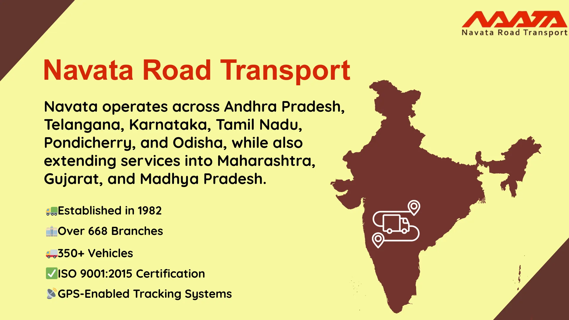 Road Transportation Service in South India